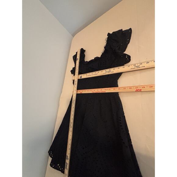 RYE GRASS Women Dress Sm Boho Vacation Resort Wear Sleeveless Pullover Ruffle - Picture 10 of 10